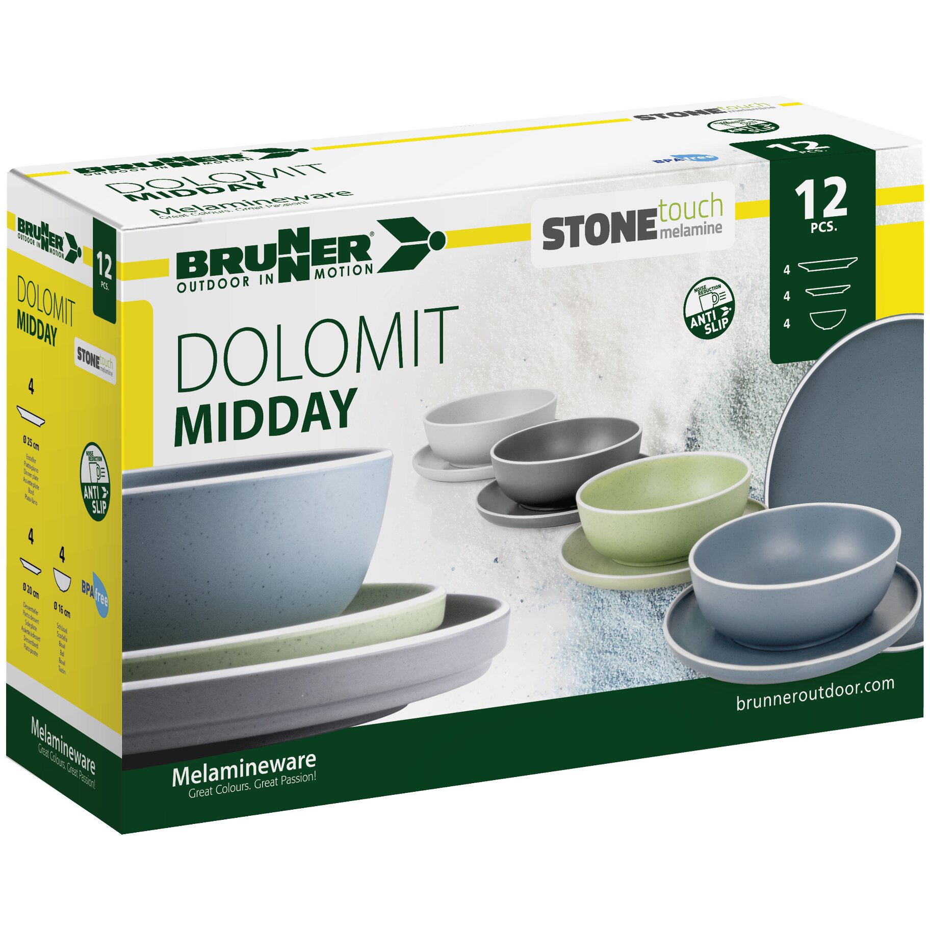 Geschirrset Midday Dolomit